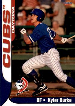 2010 Choice Daytona Cubs #5 Kyler Burke Front