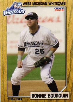 2009 Choice West Michigan Whitecaps #1 Ronnie Bourquin Front