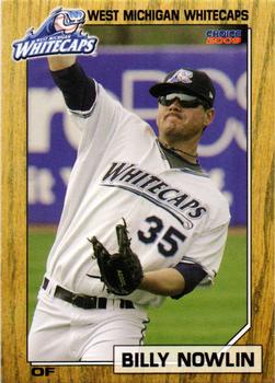 2009 Choice West Michigan Whitecaps #14 Billy Nowlin Front