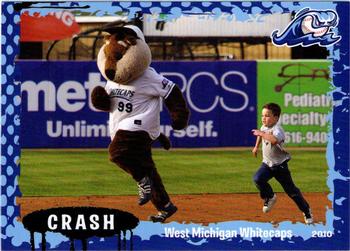 2010 Grandstand West Michigan Whitecaps #NNO Crash the River Rascal Front