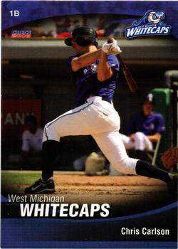 2008 Choice West Michigan Whitecaps #3 Chris Carlson Front