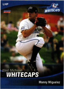 2008 Choice West Michigan Whitecaps #19 Manny Miguelez Front