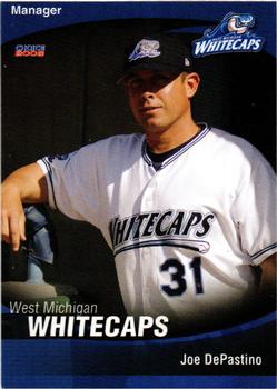 2008 Choice West Michigan Whitecaps #27 Joe DePastino Front