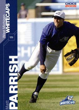 2005 Choice West Michigan Whitecaps #15 Matt Parrish Front