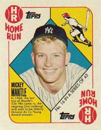 2010 Topps - 1951 Blue Back #16 Mickey Mantle Front
