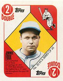 2010 Topps - 1951 Blue Back #20 Jimmie Foxx Front