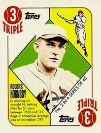 2010 Topps - 1951 Red Back #2 Rogers Hornsby Front