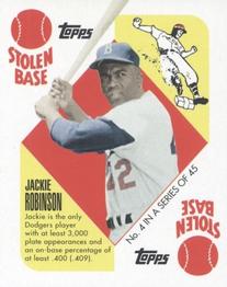 2010 Topps - 1951 Red Back #4 Jackie Robinson Front