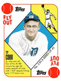 2010 Topps - 1951 Red Back #5 Ty Cobb Front