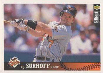 1997 Collector's Choice Baltimore Orioles #BO7 B.J. Surhoff Front
