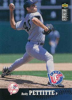 1997 Collector's Choice New York Yankees #NY10 Andy Pettitte Front