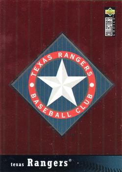 1997 Collector's Choice Texas Rangers #TR Texas Rangers Logo Front