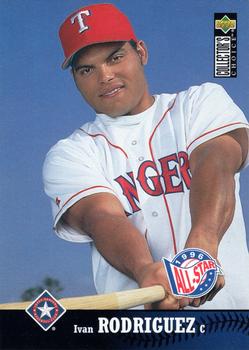 1997 Collector's Choice Texas Rangers #TR7 Ivan Rodriguez Front