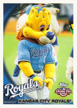 2010 Topps Opening Day - Mascots #M12 Sluggerrr Front