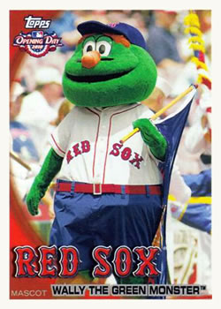 2010 Topps Opening Day - Mascots #M4 Wally the Green Monster Front