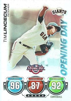 2010 Topps Opening Day - Attax #NNO Tim Lincecum Front