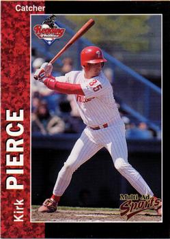 1998 Multi-Ad Reading Phillies #17 Kirk Pierce Front