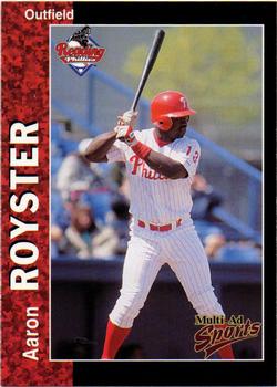 1998 Multi-Ad Reading Phillies #20 Aaron Royster Front