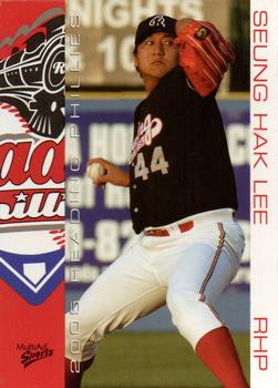 2005 MultiAd Reading Phillies #14 Seung-Hak Lee Front