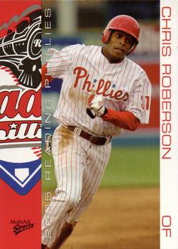 2005 MultiAd Reading Phillies #20 Chris Roberson Front