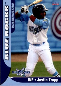 2013 Choice Wilmington Blue Rocks #26 Justin Trapp Front