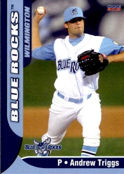 2013 Choice Wilmington Blue Rocks #27 Andrew Triggs Front