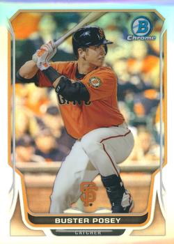 2014 Bowman Chrome - Refractor #38 Buster Posey Front