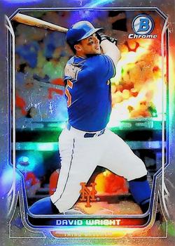 2014 Bowman Chrome - Refractor #81 David Wright Front