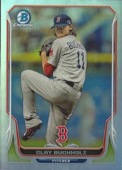 2014 Bowman Chrome - Refractor #131 Clay Buchholz Front