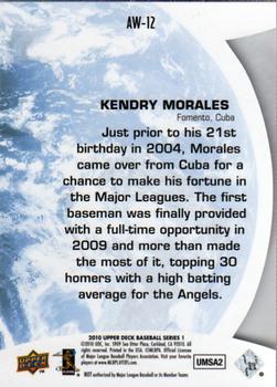 2010 Upper Deck - All-World #AW-12 Kendry Morales Back