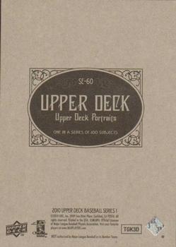 2010 Upper Deck - Portraits #SE-60 A.J. Burnett Back