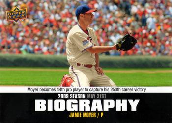 2010 Upper Deck - Season Biography #SB-66 Jamie Moyer Front