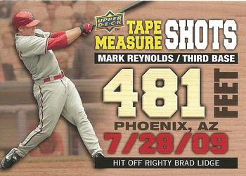 2010 Upper Deck - Tape Measure Shots #TMS-1 Mark Reynolds Front