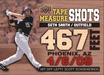 2010 Upper Deck - Tape Measure Shots #TMS-8 Seth Smith Front