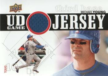 2010 Upper Deck - UD Game Jersey #UDGJ-MY Michael Young Front