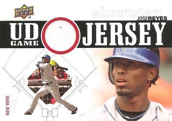 2010 Upper Deck - UD Game Jersey #UDGJ-RE Jose Reyes Front