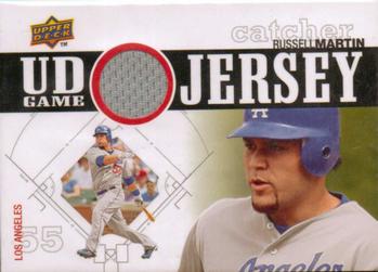 2010 Upper Deck - UD Game Jersey #UDGJ-RM Russell Martin Front
