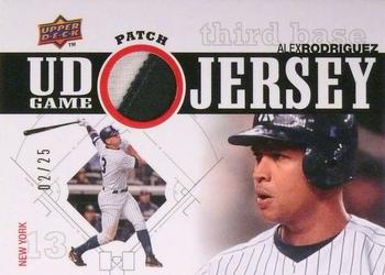 2010 Upper Deck - UD Game Jersey Patches #UDGP-RO Alex Rodriguez Front