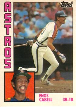 1984 Topps Traded #21T Enos Cabell Front