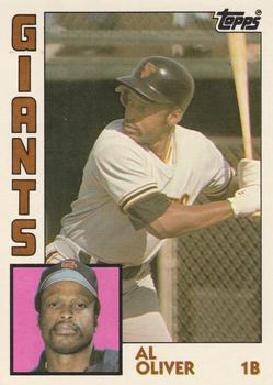 1984 Topps Traded #87T Al Oliver Front