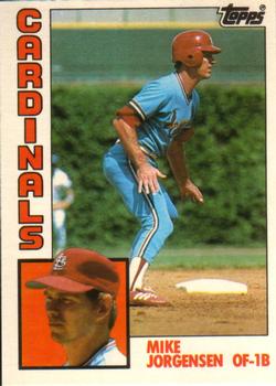 1984 Topps Traded #60T Mike Jorgensen Front