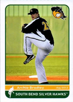 2012 Grandstand South Bend Silver Hawks #4 Archie Bradley Front