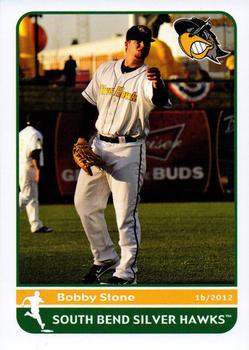 2012 Grandstand South Bend Silver Hawks #25 Bobby Stone Front