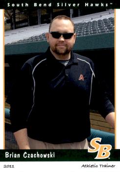 2011 Grandstand South Bend Silver Hawks #NNO Brian Czachowski Front