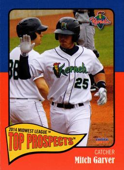 2014 Choice Midwest League Top Prospects #07 Mitch Garver Front