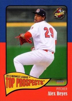 2014 Choice Midwest League Top Prospects #23 Alex Reyes Front
