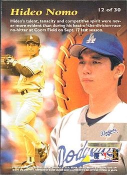 1997 Pinnacle Mint Collection - Bronze #12 Hideo Nomo Back