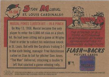 2007 Topps Heritage - Flashbacks Autographs #SM Stan Musial Back