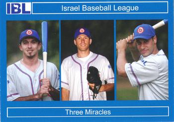 2007 Israel Baseball League Inaugural Season #14 Matt Bennett / Andre Sternberg / Dan Drori Front