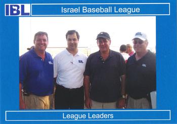 2007 Israel Baseball League Inaugural Season #18 Larry Baras / Daniel Kurtzer / Martin Berger / Dan Duquette Front